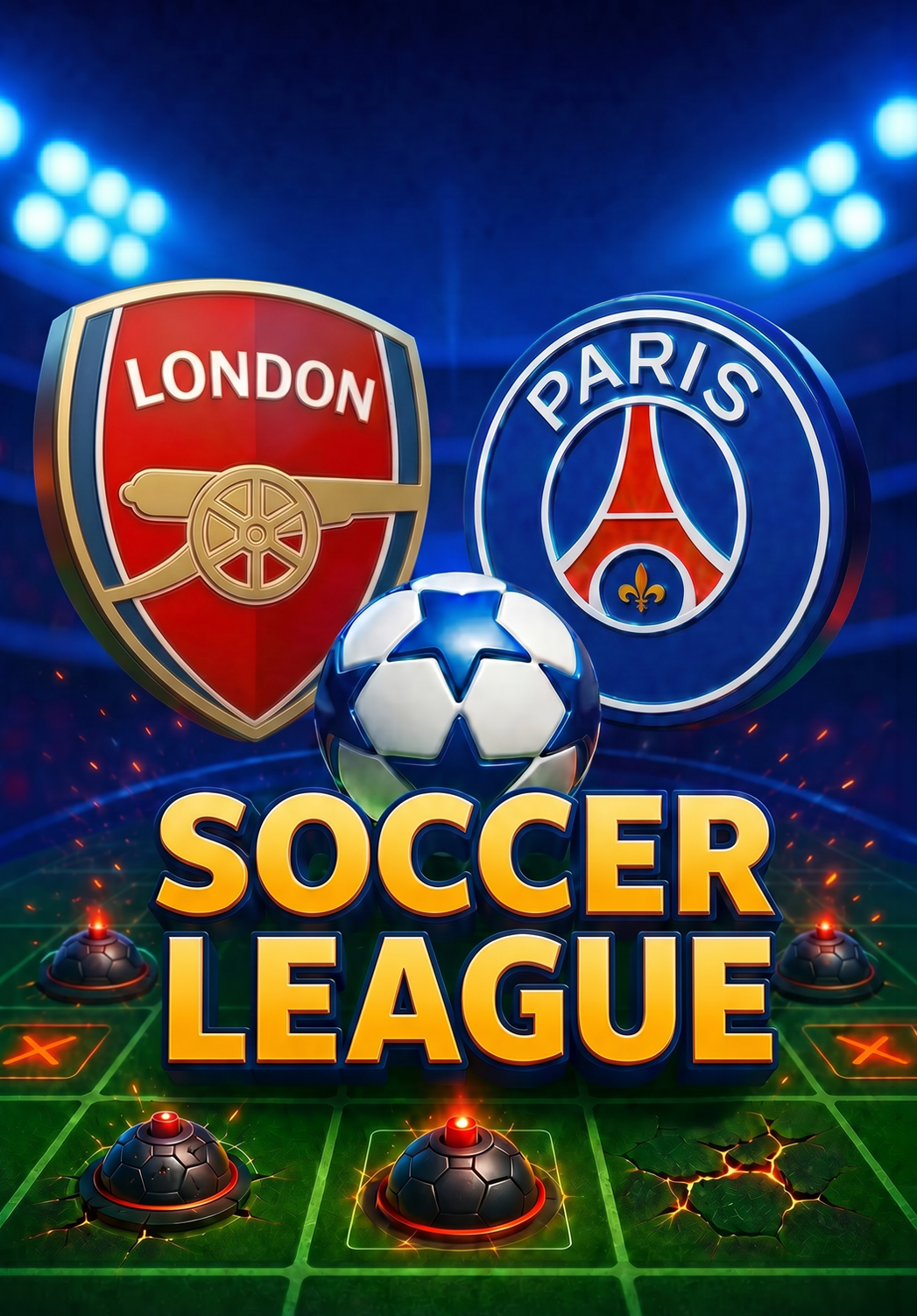 Soccer League - LONDON vs PARIS Mines
